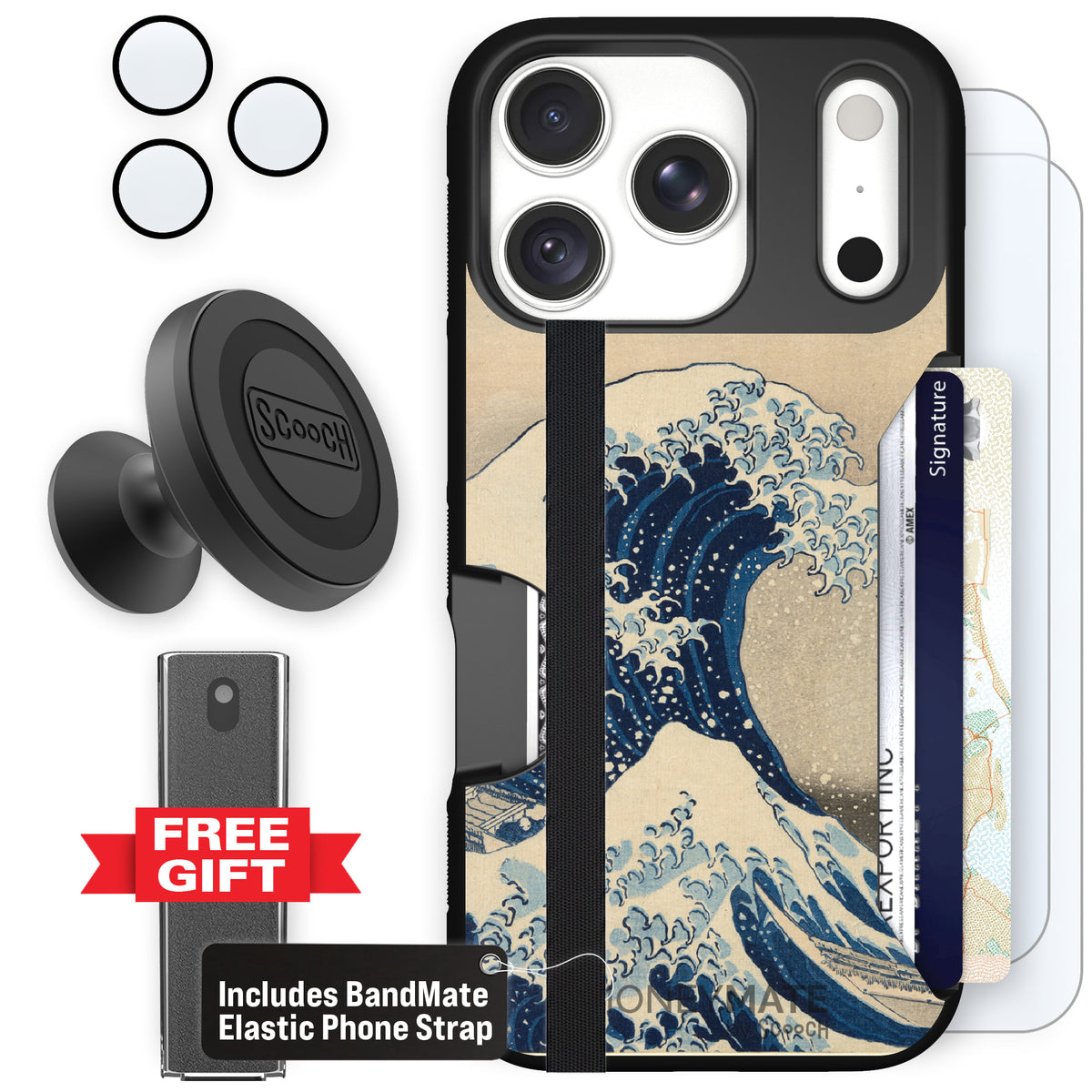 Moneymate Great Wave for iPhone 18 Pro — Defender Bundle