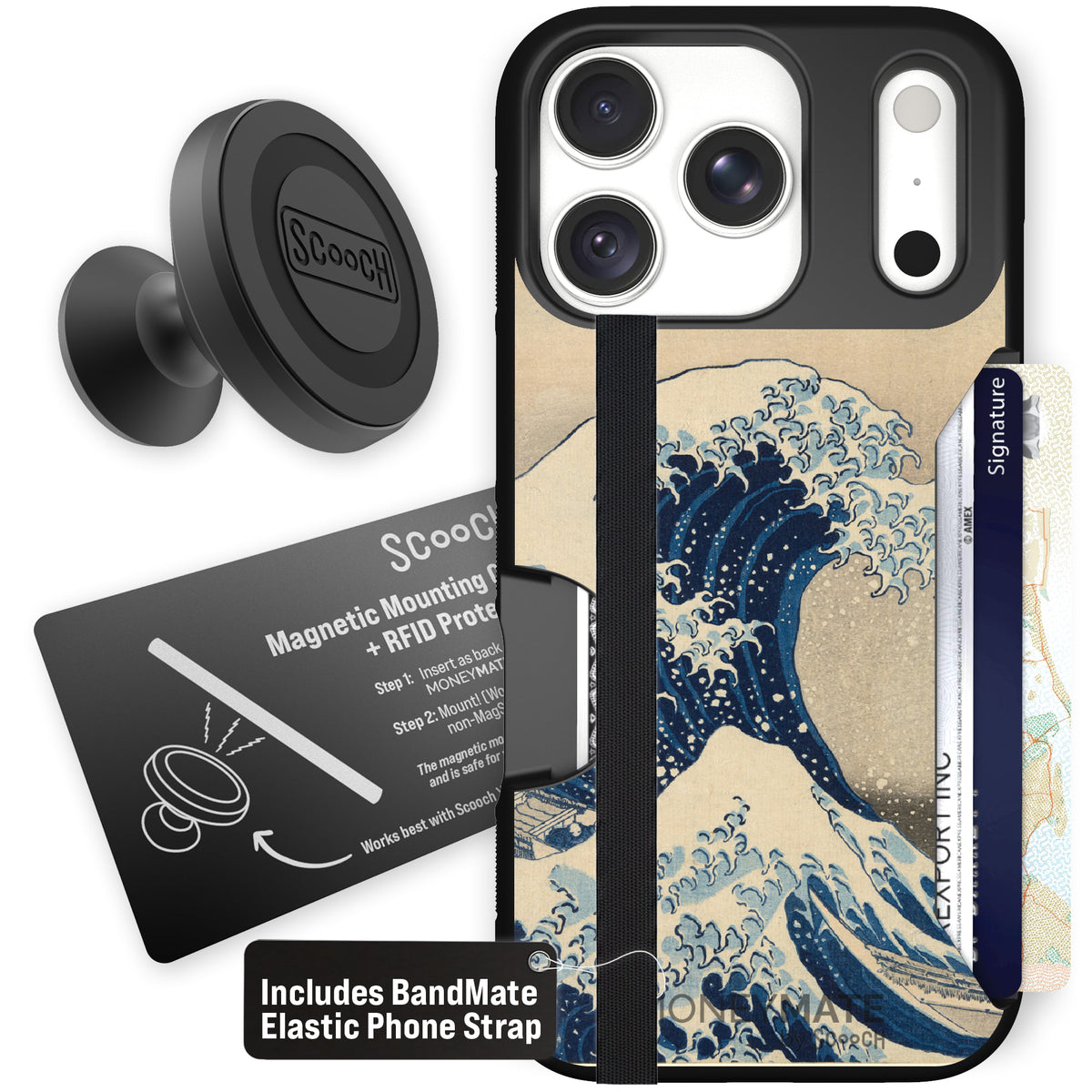 Moneymate Great Wave for iPhone 18 Pro — Starter Bundle