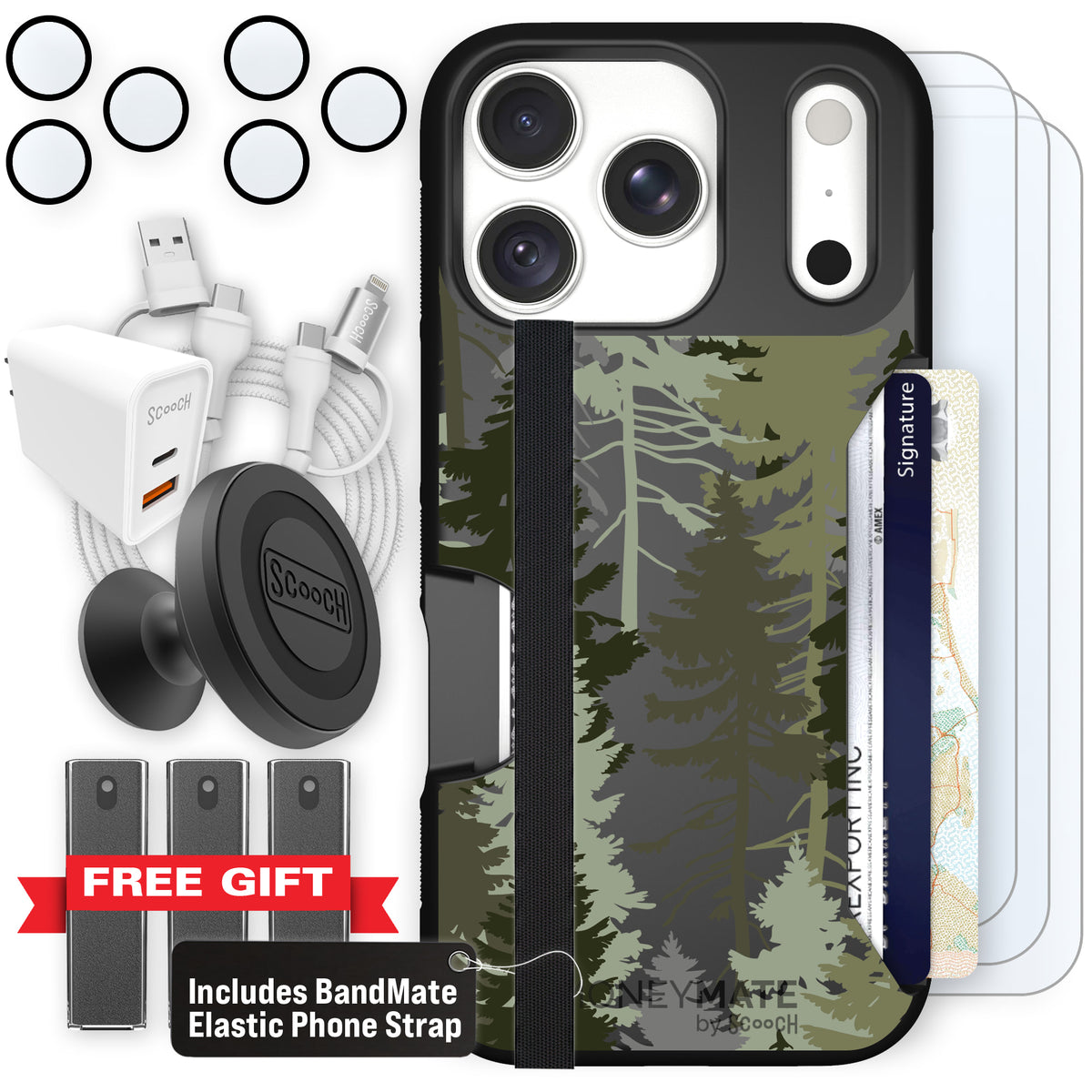 Moneymate Hidden Pines for iPhone 18 Pro — Ultimate Bundle