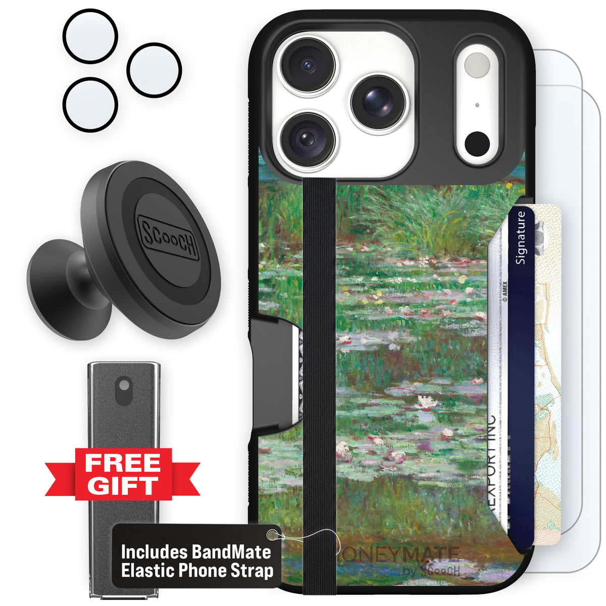 Moneymate Japanese Footbridge for iPhone 18 Pro — Defender Bundle