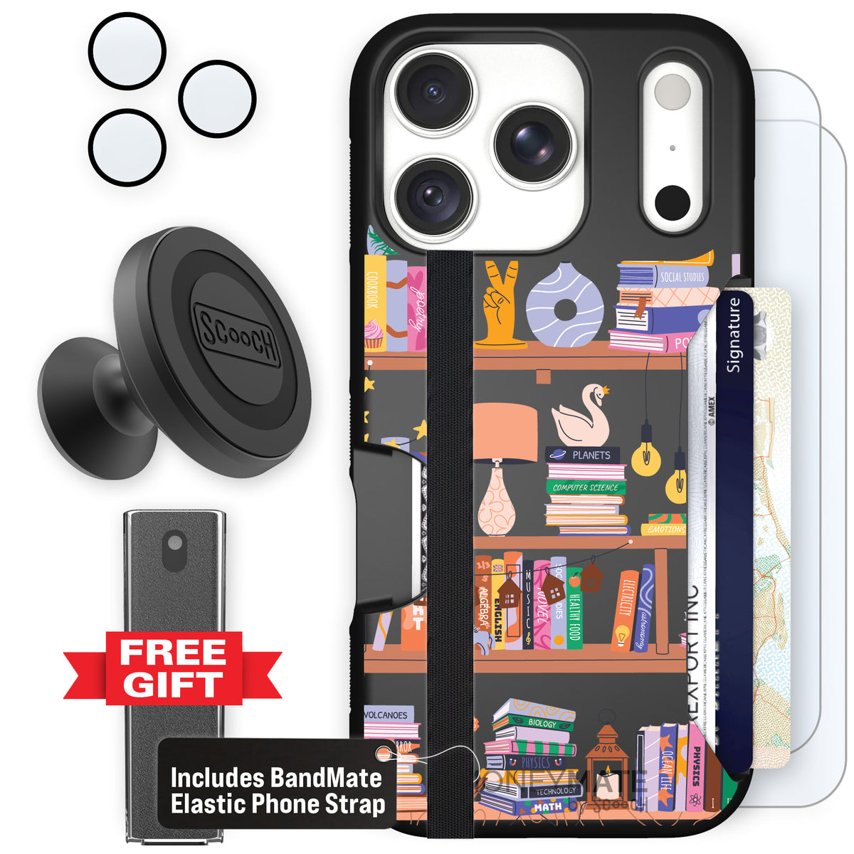 Moneymate Little Library for iPhone 18 Pro — Defender Bundle