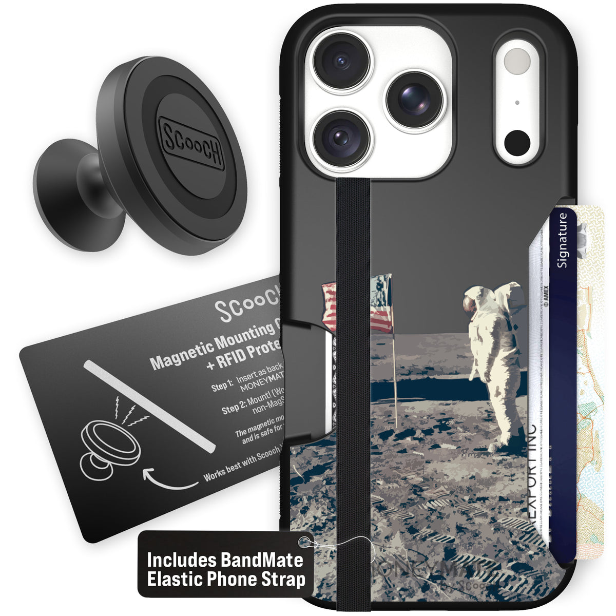 Moneymate Lunar Landing for iPhone 18 Pro — Starter Bundle