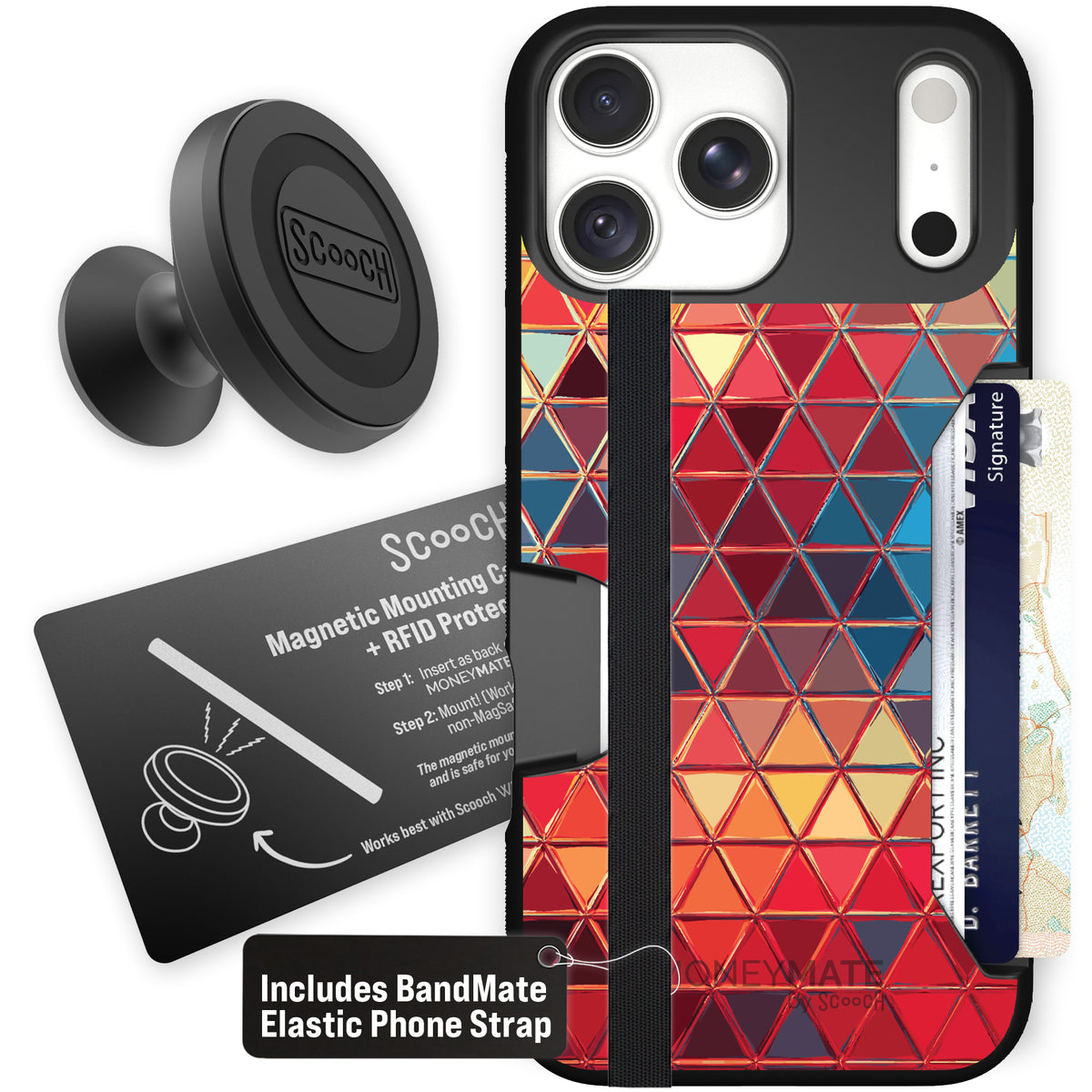 Moneymate Festive Glass for iPhone 18 Pro Max — Starter Bundle