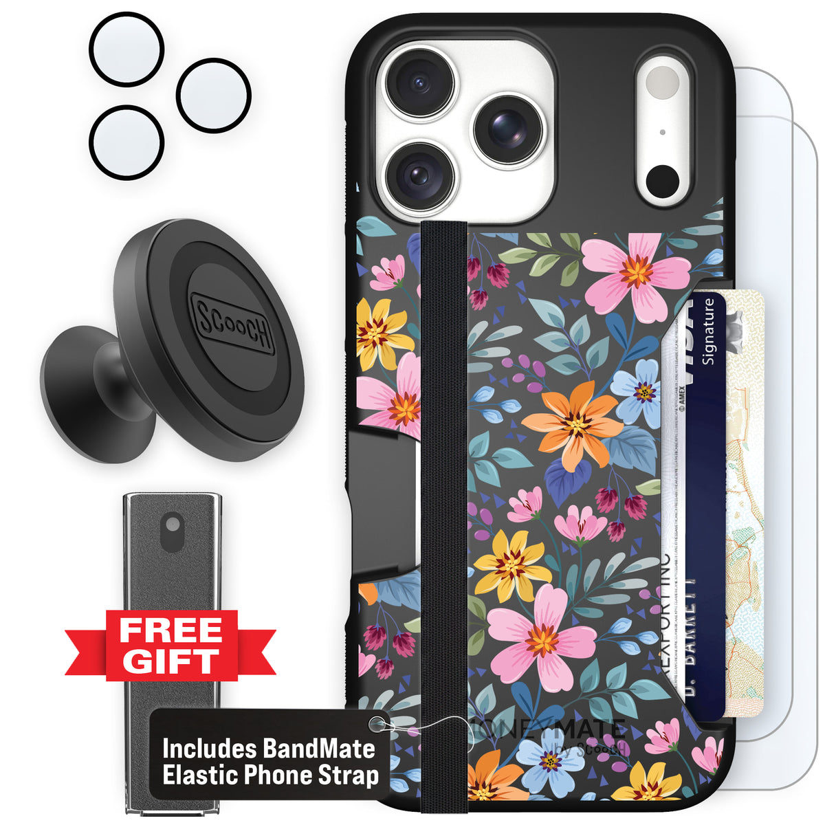 Moneymate Full Bloom for iPhone 18 Pro Max — Defender Bundle