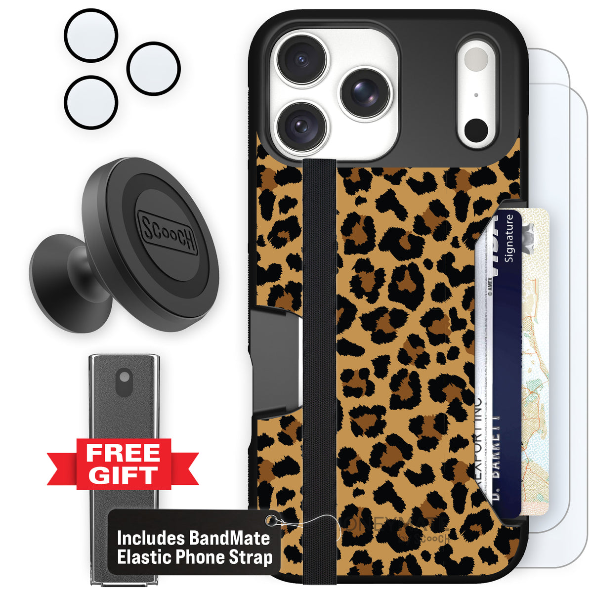 Moneymate Fierce Feline for iPhone 18 Pro Max — Defender Bundle