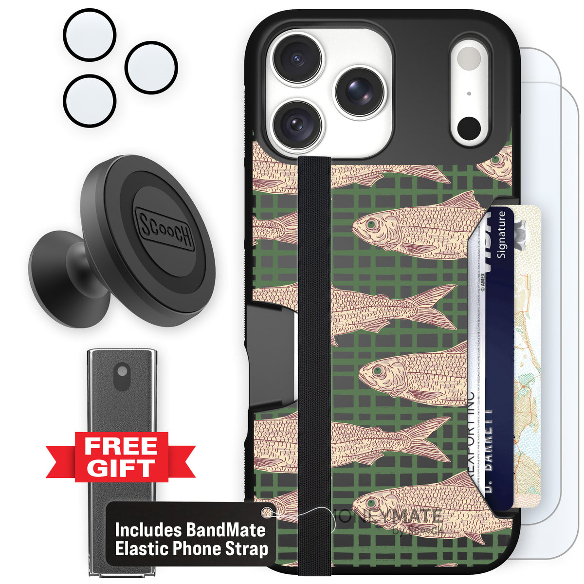 Moneymate Fresh Catch for iPhone 18 Pro Max — Defender Bundle