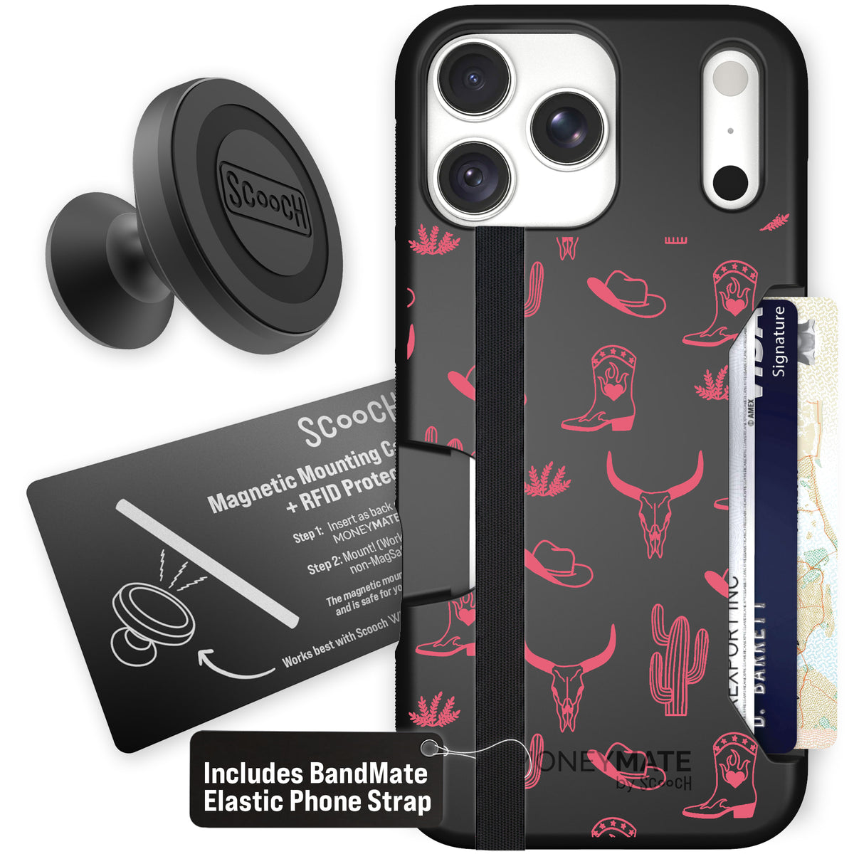 Moneymate Howdy Honey for iPhone 18 Pro Max — Starter Bundle