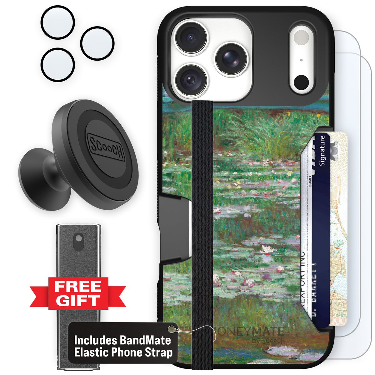 Moneymate Japanese Footbridge for iPhone 18 Pro Max — Defender Bundle