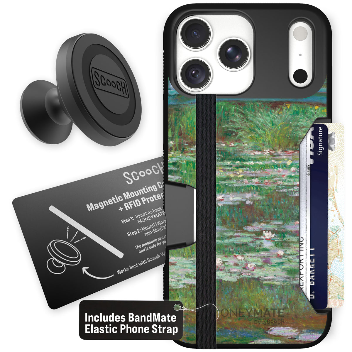 Moneymate Japanese Footbridge for iPhone 18 Pro Max — Starter Bundle