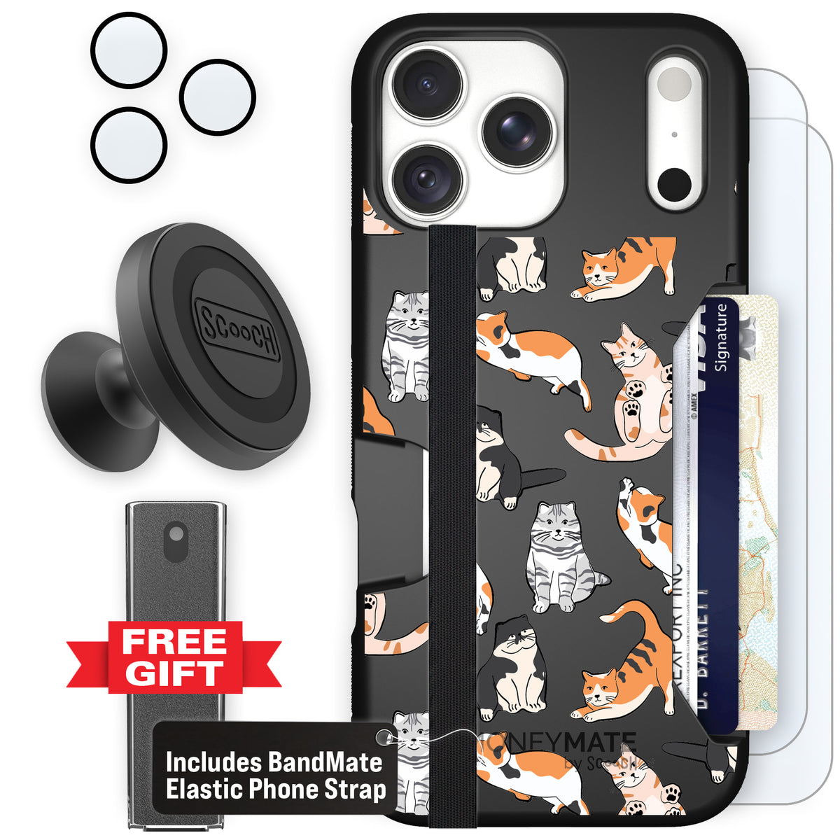 Moneymate Kitty Crew for iPhone 18 Pro Max — Defender Bundle