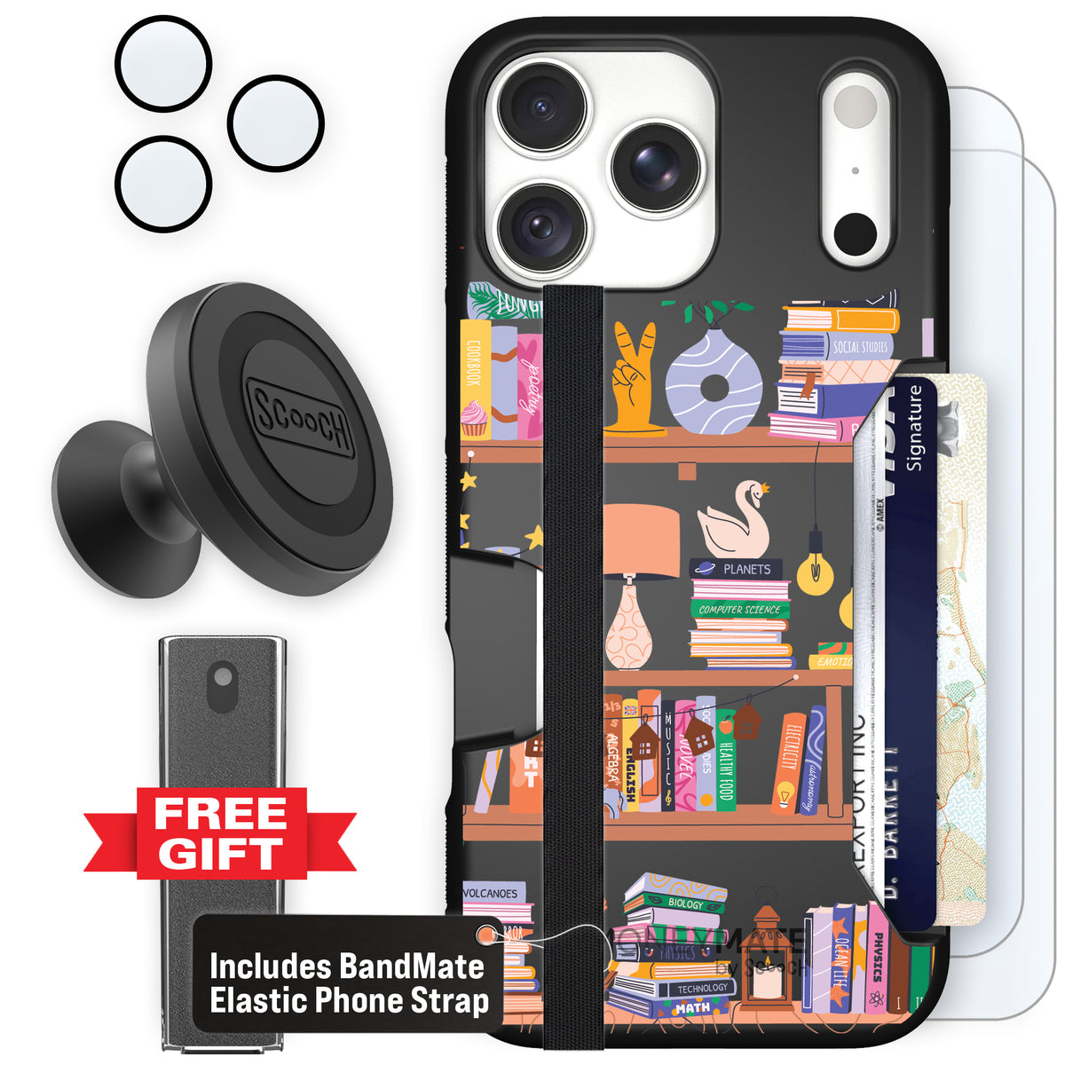 Moneymate Little Library for iPhone 18 Pro Max — Defender Bundle