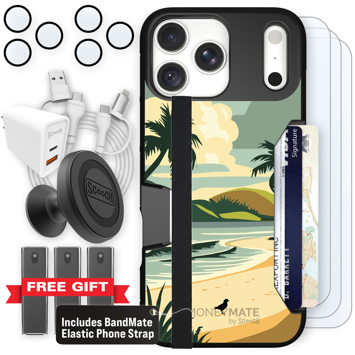 Moneymate Paradise Cove for iPhone 18 Pro Max — Ultimate Bundle