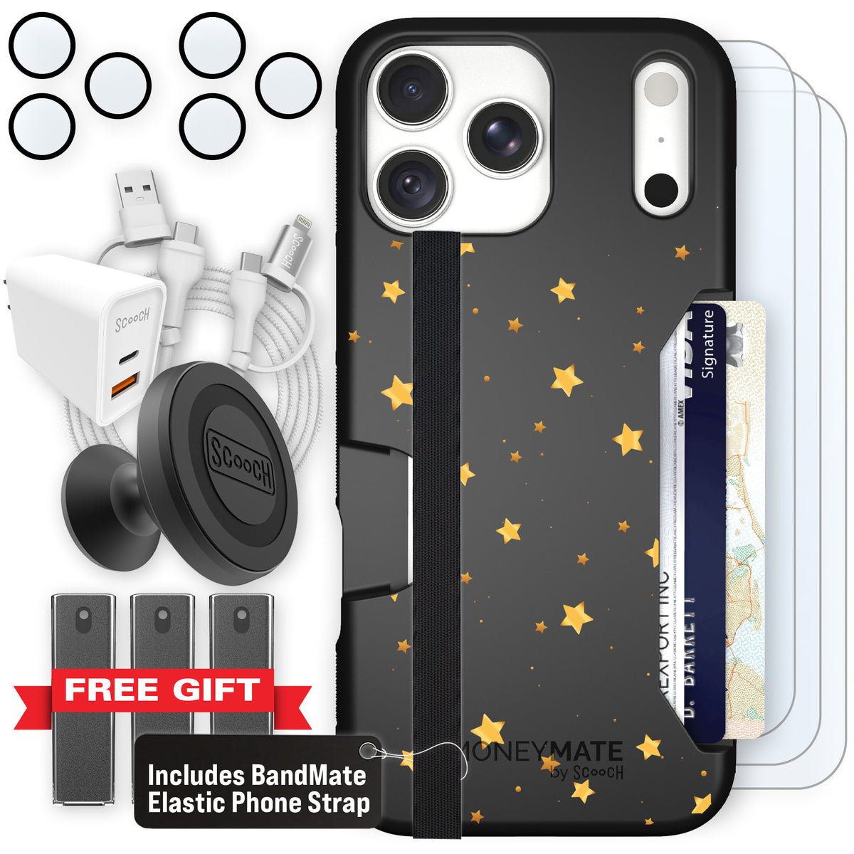 Moneymate Gold Stars for iPhone 18 Pro Max — Ultimate Bundle