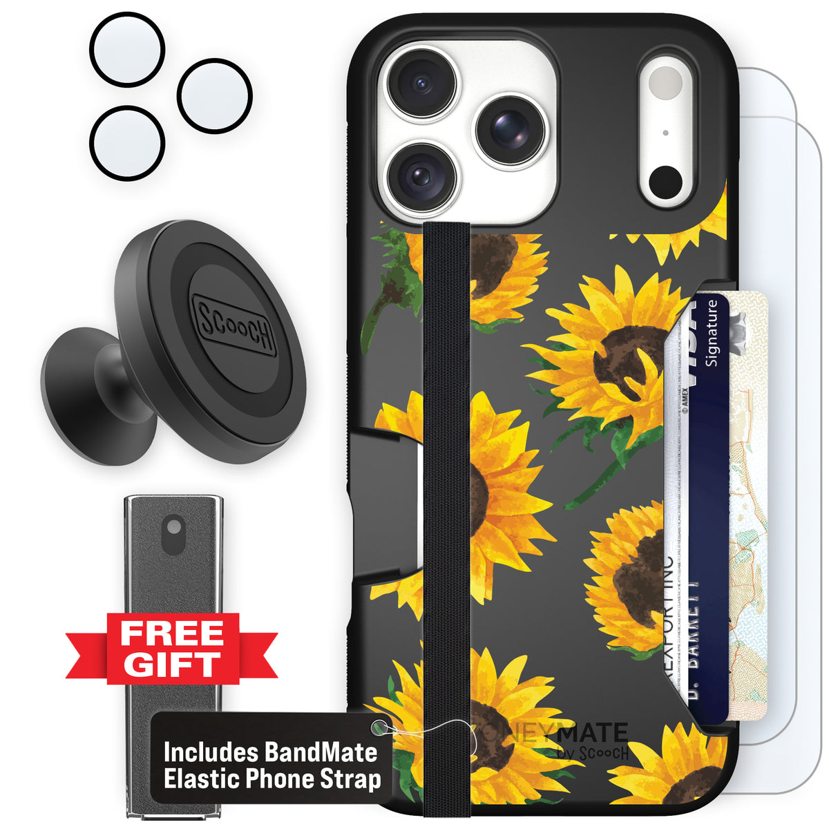 Moneymate Sunflower Frenzy for iPhone 18 Pro Max — Defender Bundle