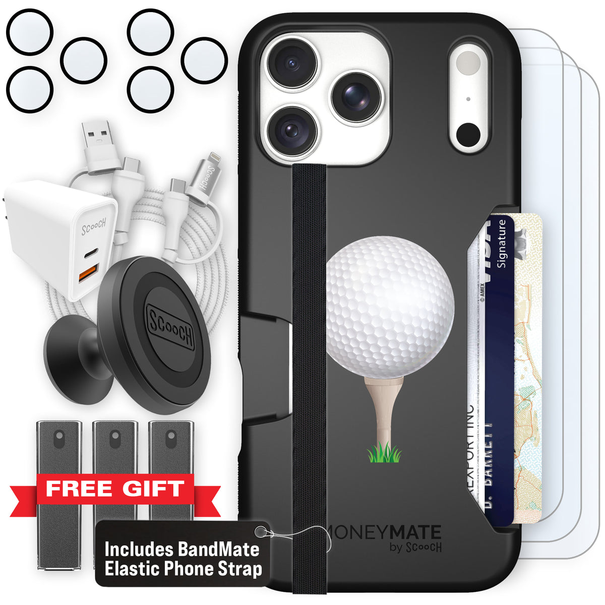Moneymate Tee Time for iPhone 18 Pro Max — Ultimate Bundle