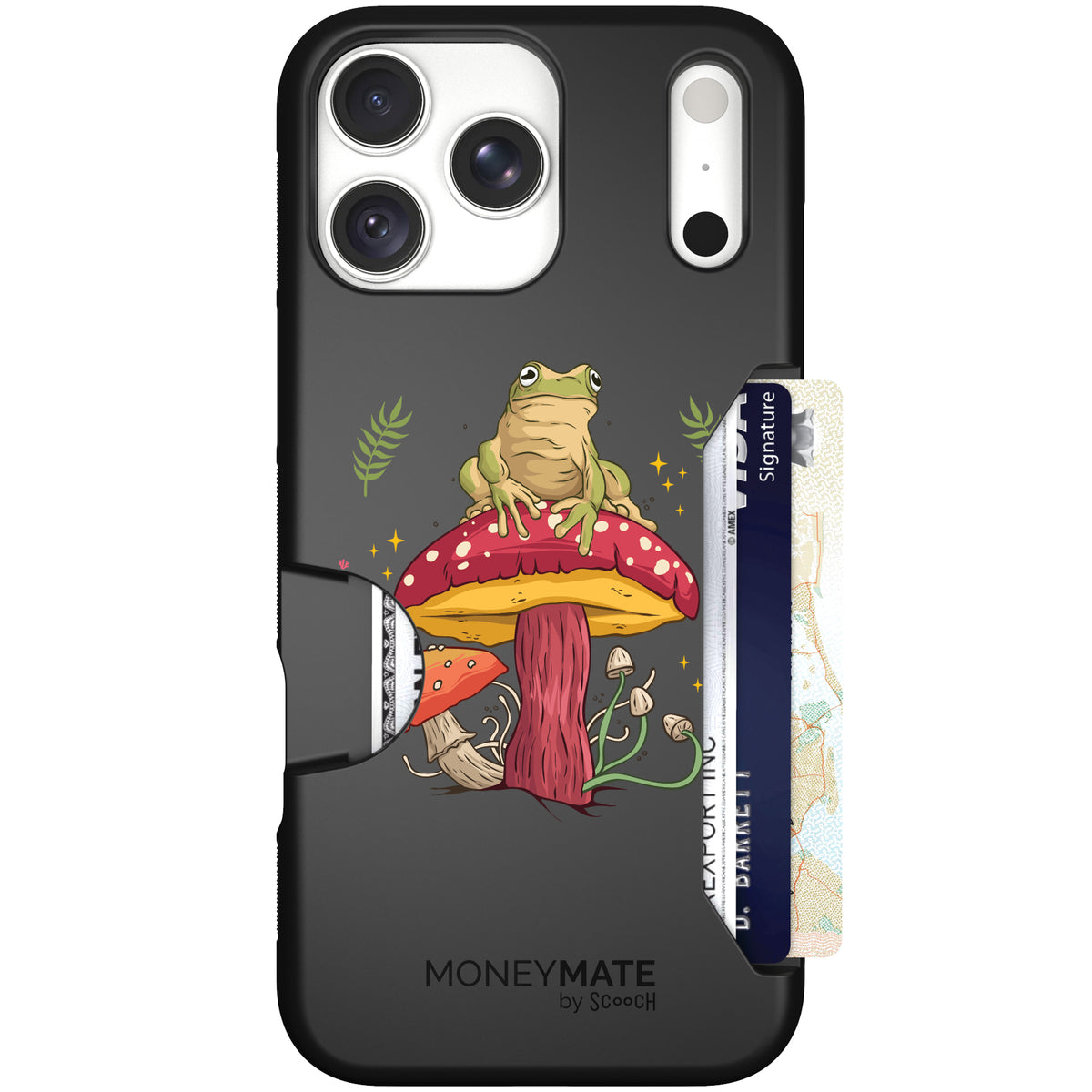 Moneymate Toadstool Frog for iPhone 18 Pro Max — case