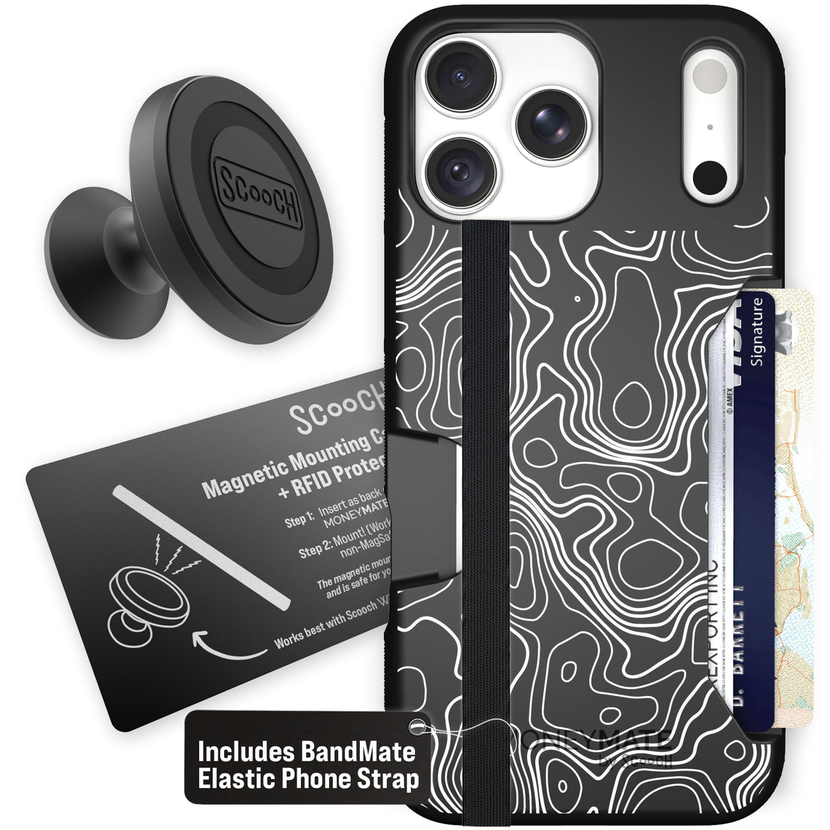 Moneymate Topography for iPhone 18 Pro Max — Starter Bundle