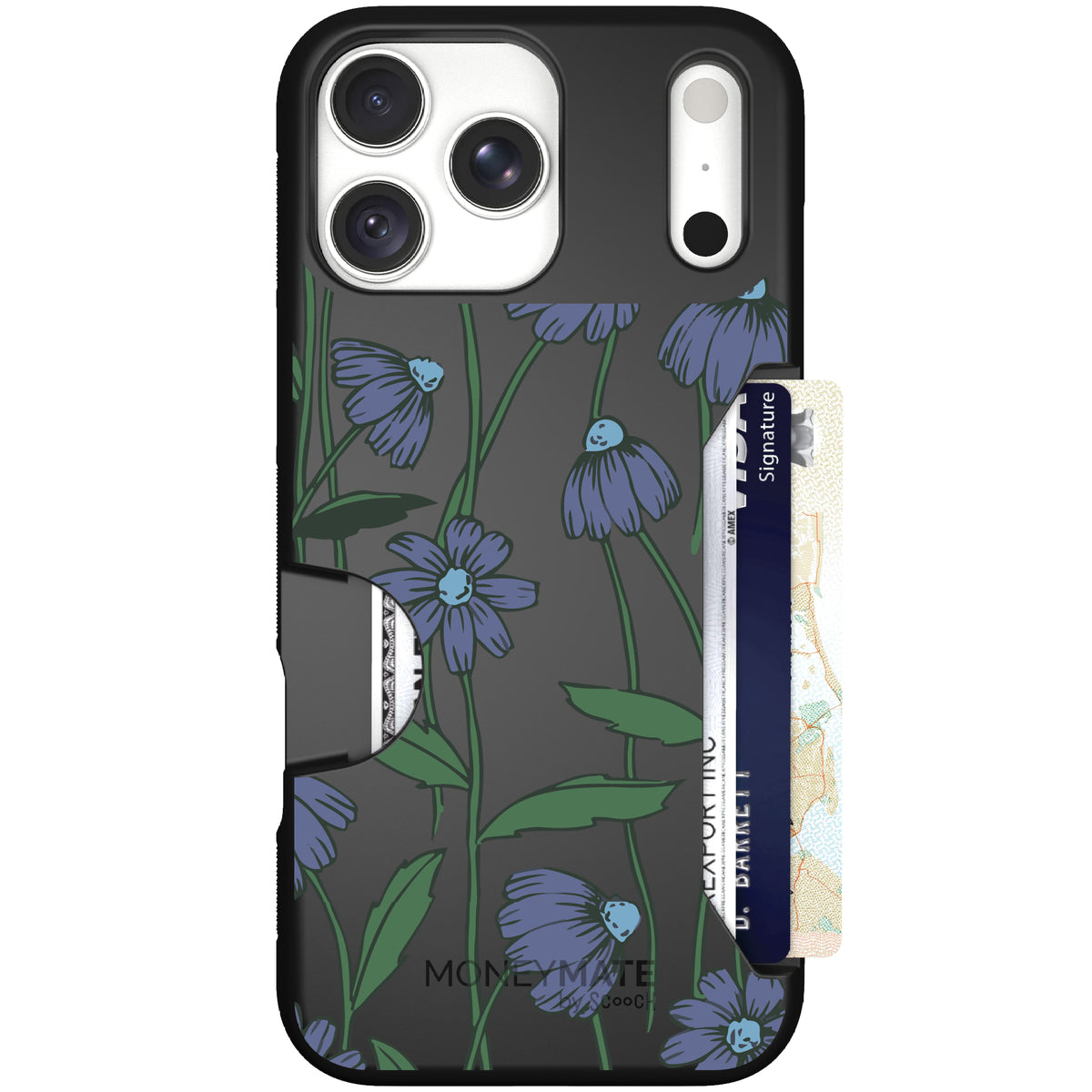 Moneymate Violet Daisy for iPhone 18 Pro Max — case