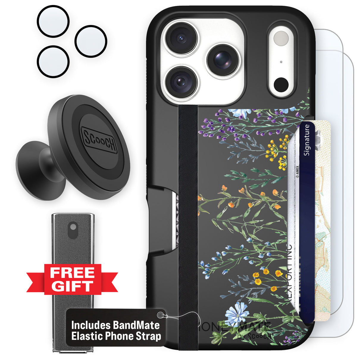 Moneymate Meadow Bloom for iPhone 18 Pro — Defender Bundle