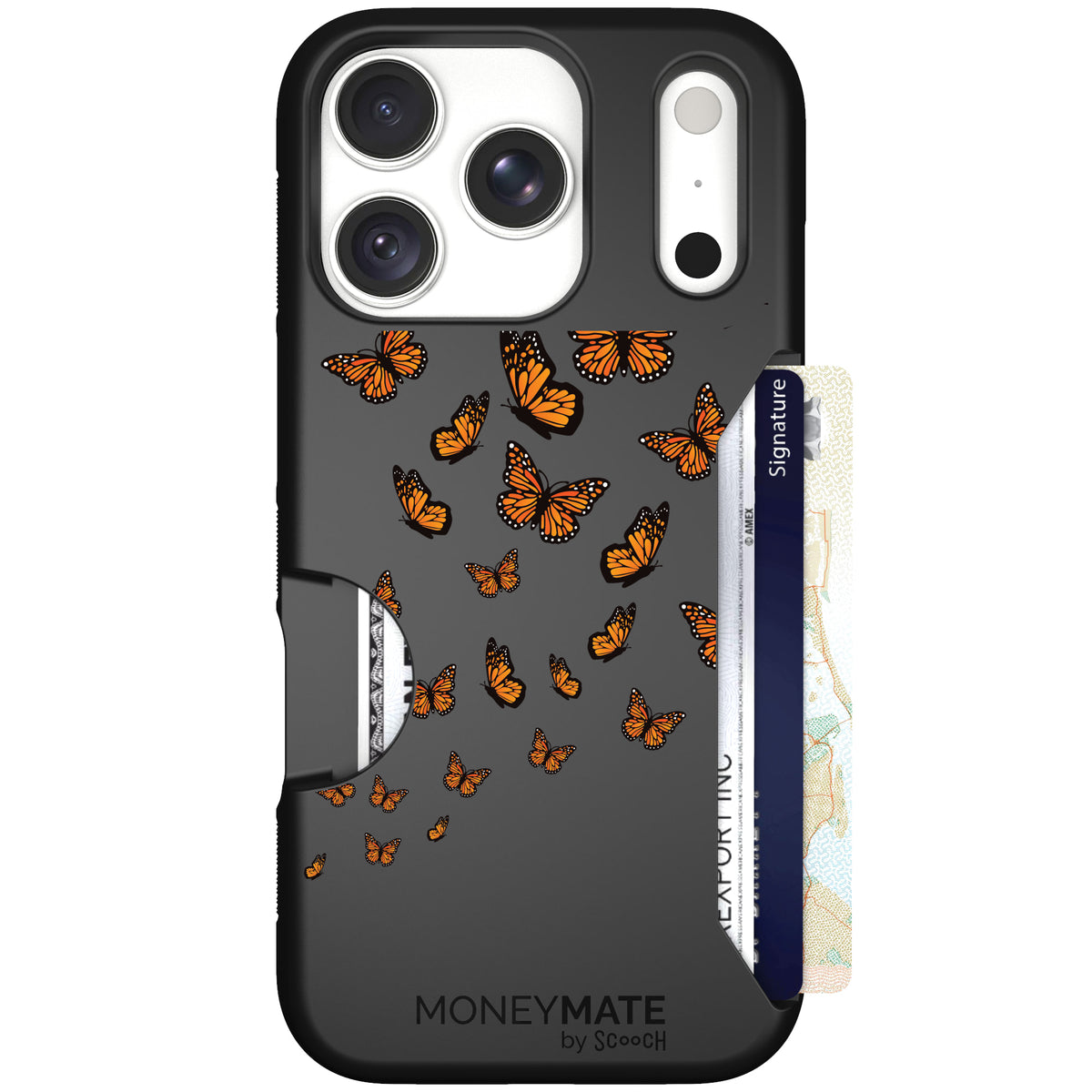 Moneymate Monarch Flight for iPhone 18 Pro — case