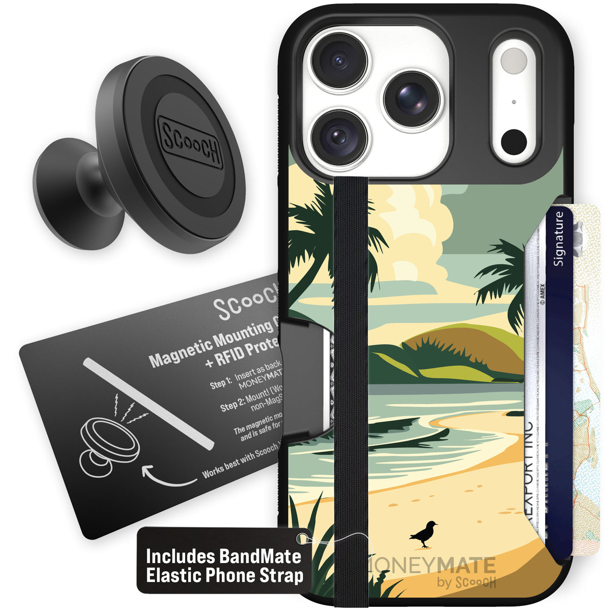 Moneymate Paradise Cove for iPhone 18 Pro — Starter Bundle