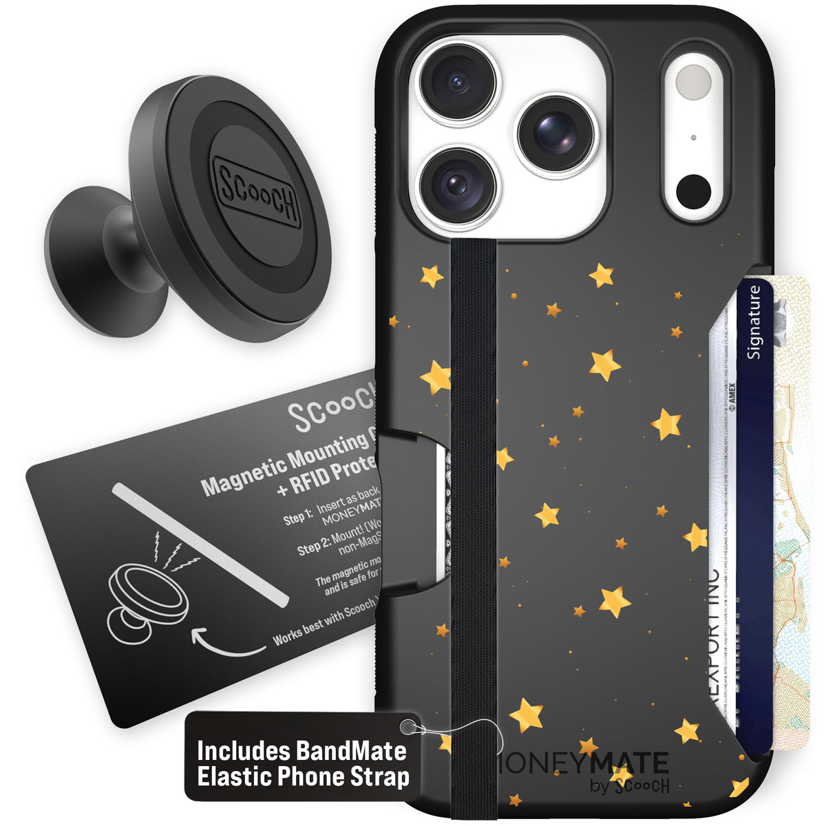 Moneymate Gold Stars for iPhone 18 Pro — Starter Bundle