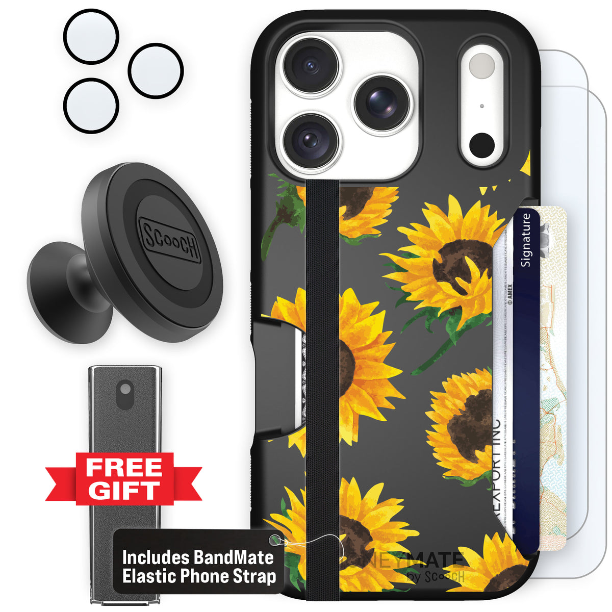 Moneymate Sunflower Frenzy for iPhone 18 Pro — Defender Bundle