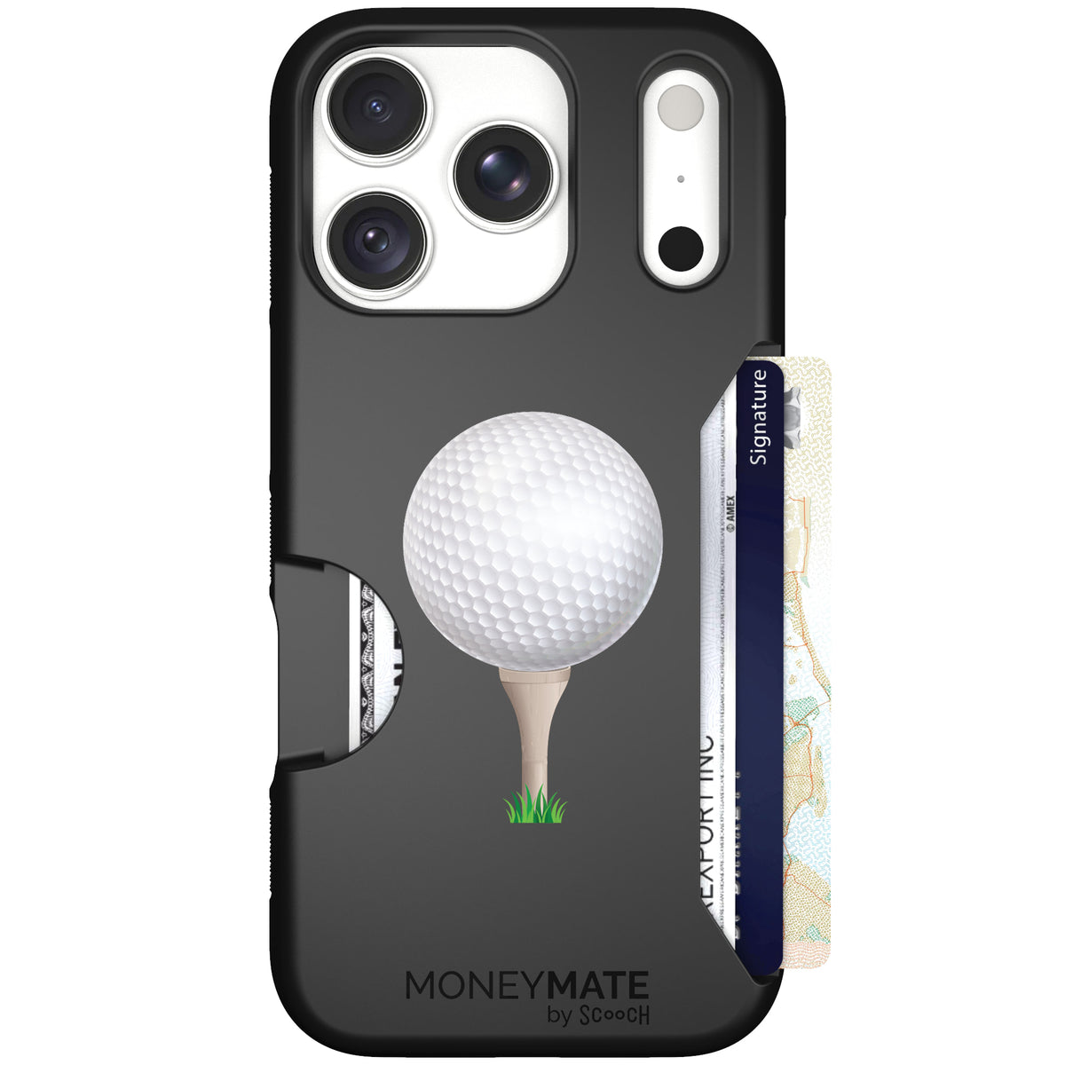 Moneymate Tee Time for iPhone 18 Pro — case