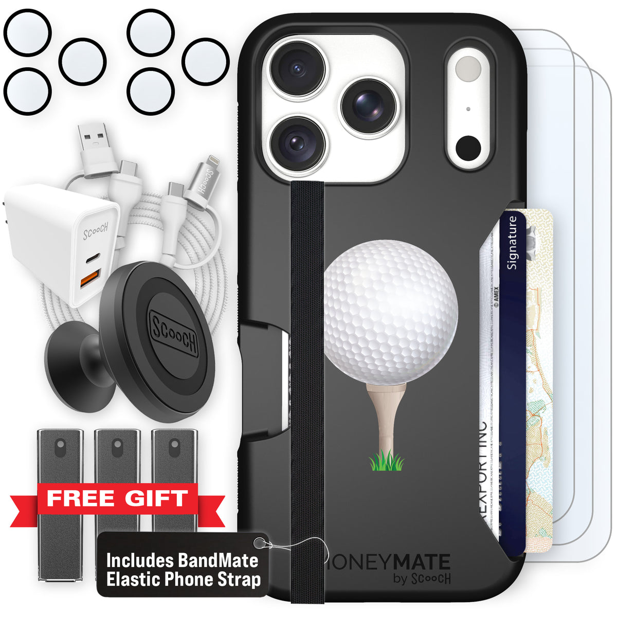 Moneymate Tee Time for iPhone 18 Pro — Ultimate Bundle