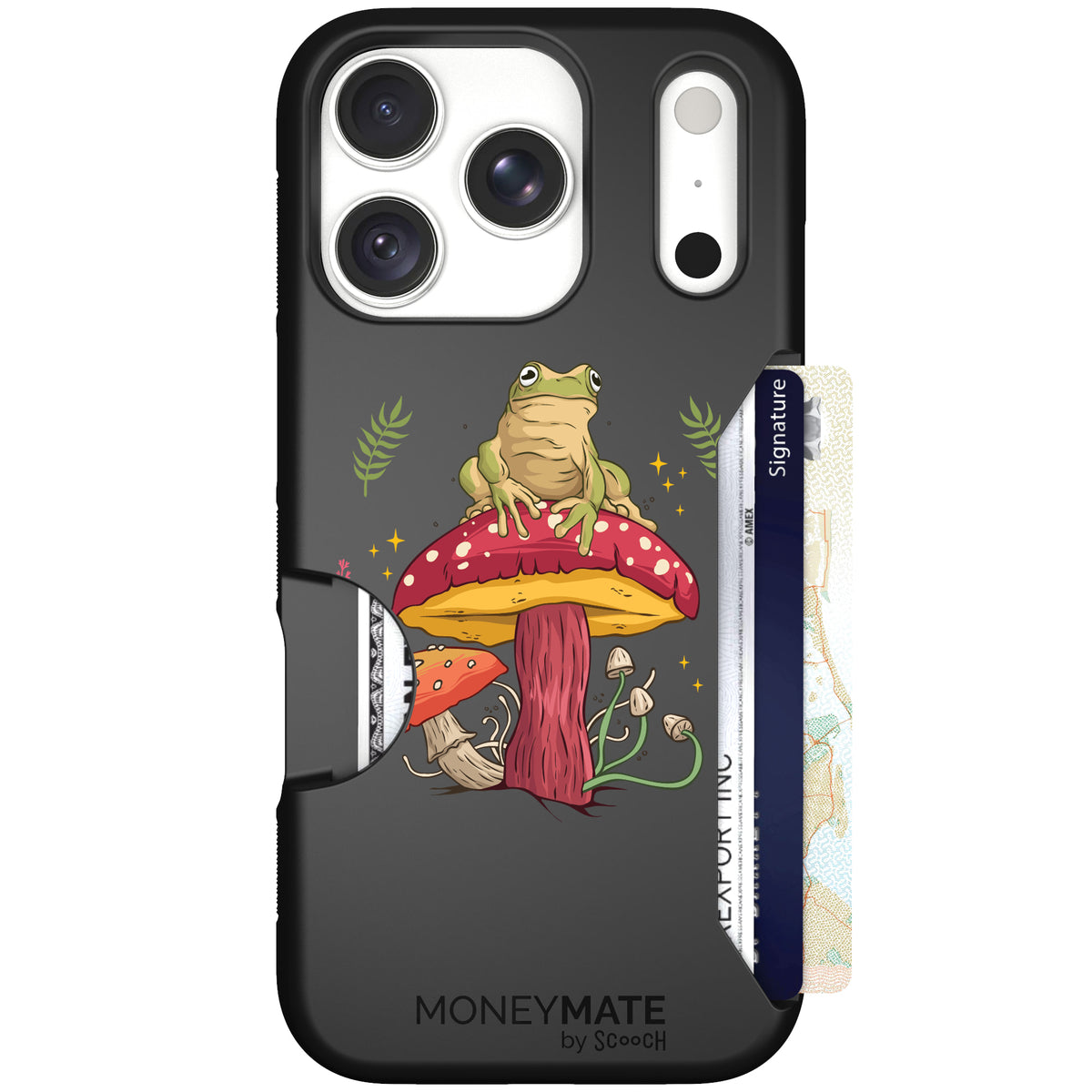 Moneymate Toadstool Frog for iPhone 18 Pro — case