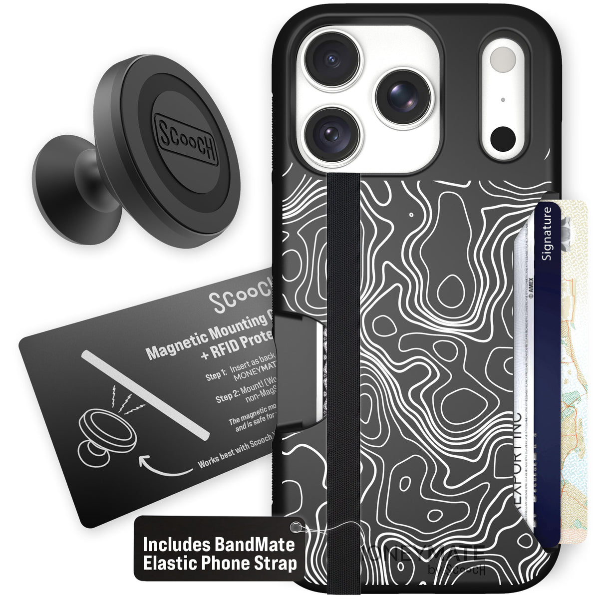 Moneymate Topography for iPhone 18 Pro — Starter Bundle
