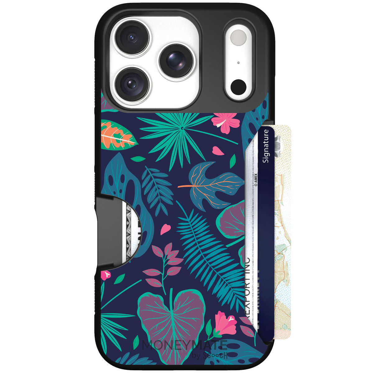 Moneymate Tropical Leaves for iPhone 18 Pro — case