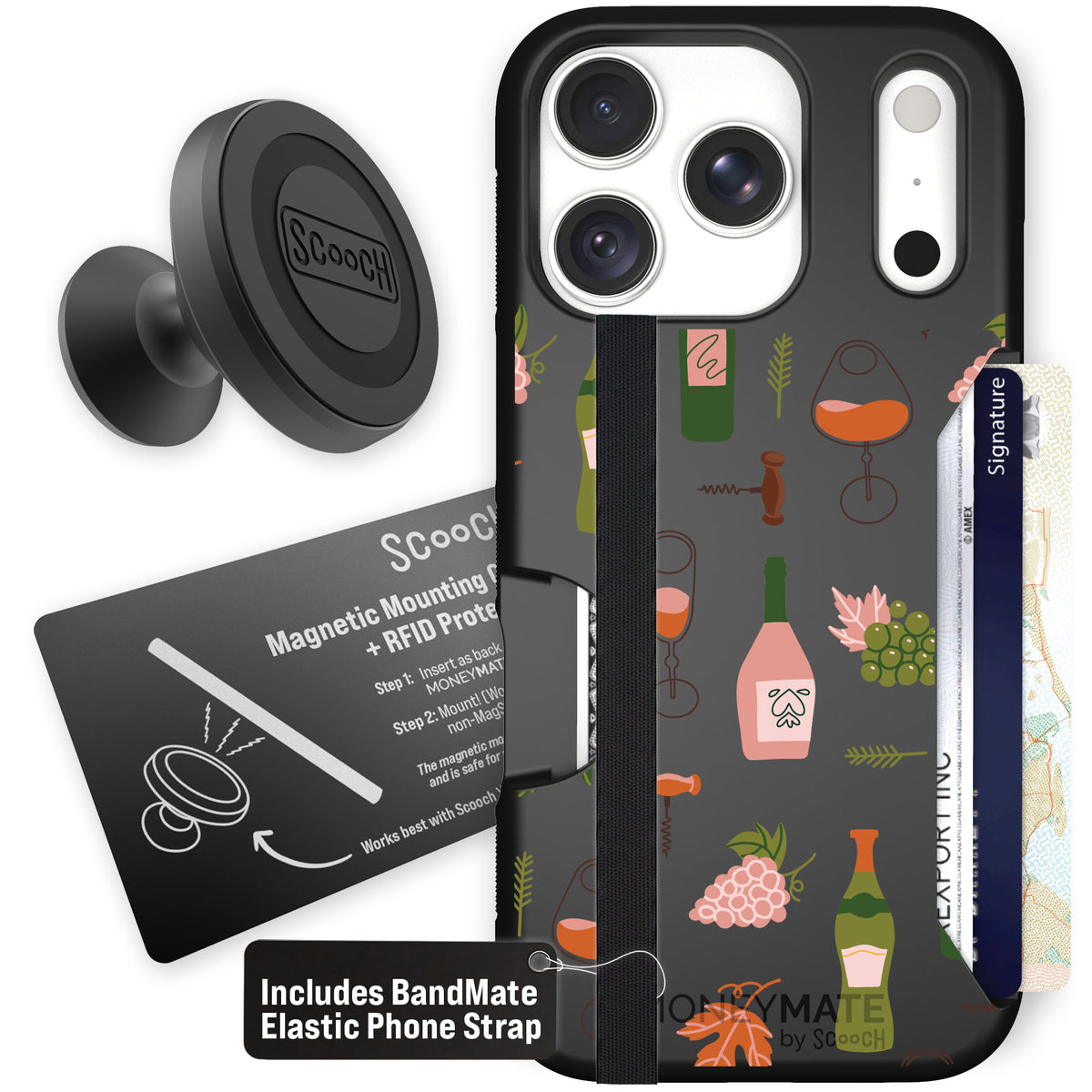 Moneymate Vino Vibes for iPhone 18 Pro — Starter Bundle