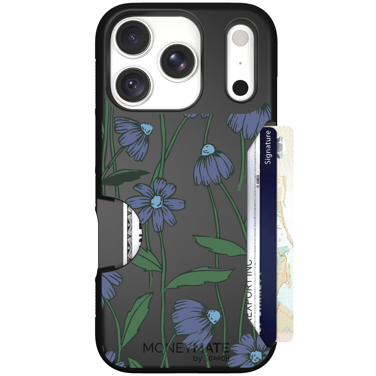 Moneymate Violet Daisy for iPhone 18 Pro — case