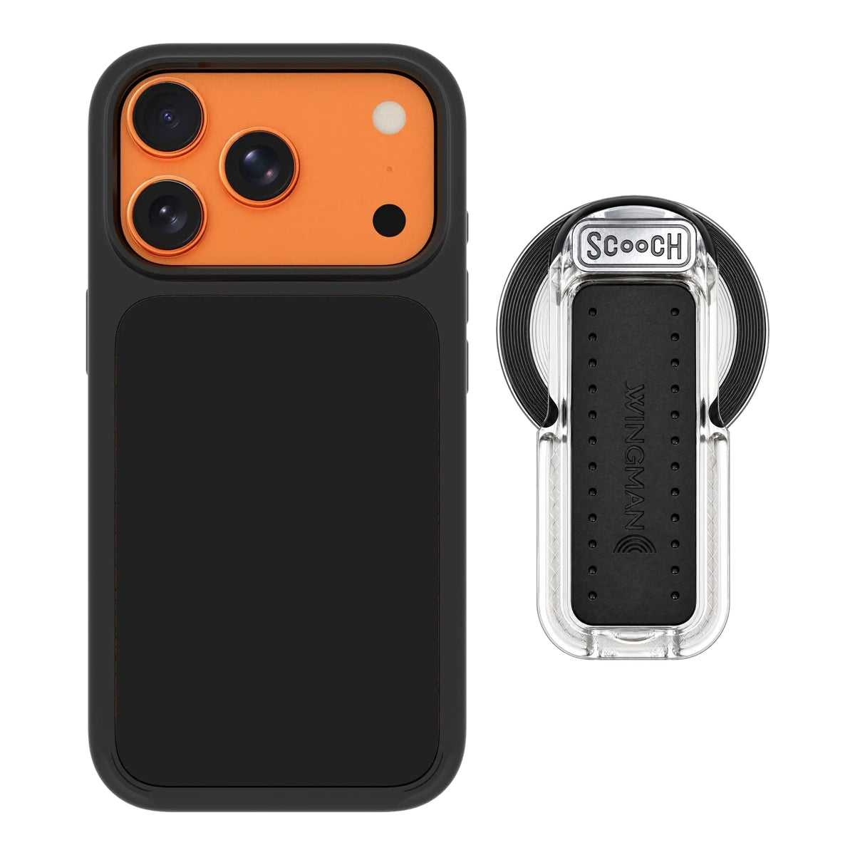 MagCase Black for iPhone 17 Pro with Clear Wingback for MagSafe