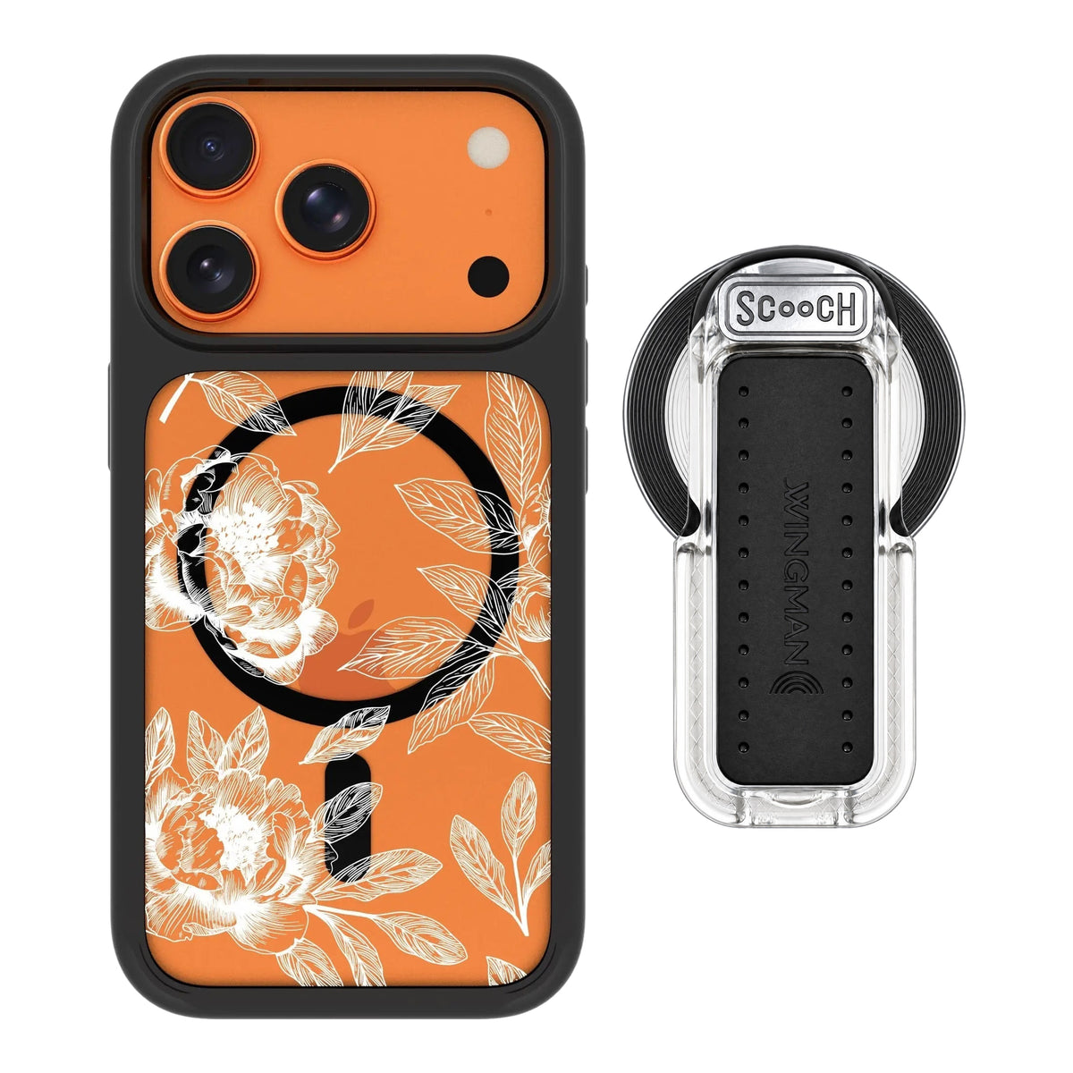 MagCase Chinoiserie for iPhone 17 Pro with Clear Wingback for MagSafe