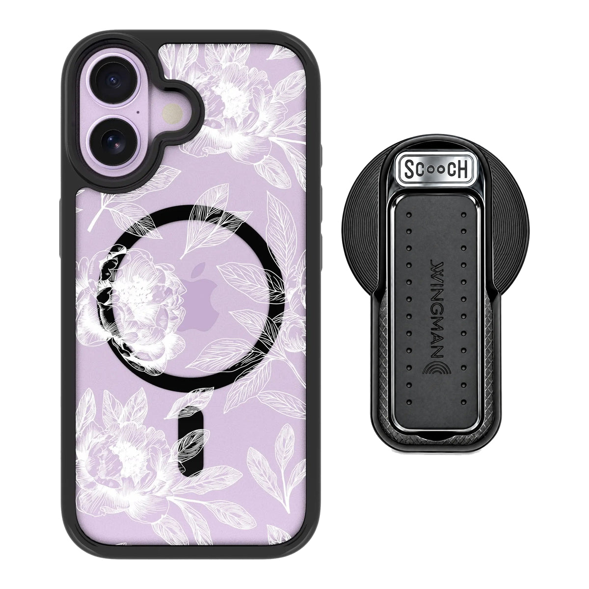 MagCase Chinoiserie for iPhone 17 with Black Wingback for MagSafe