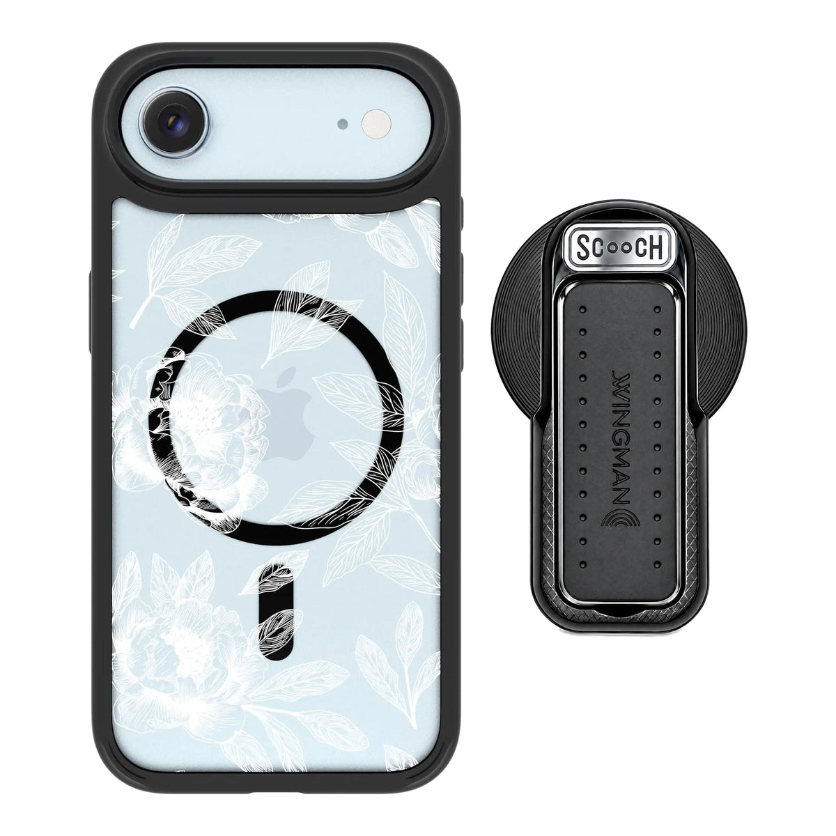 MagCase Chinoiserie for iPhone Air with Black Wingback for MagSafe