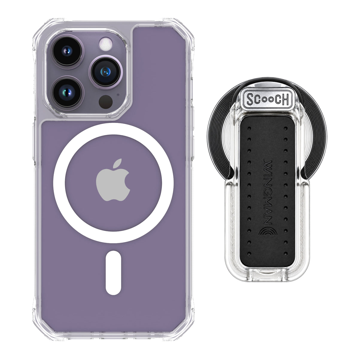 MagCase Clear for iPhone 14 Pro with Clear Wingback for MagSafe