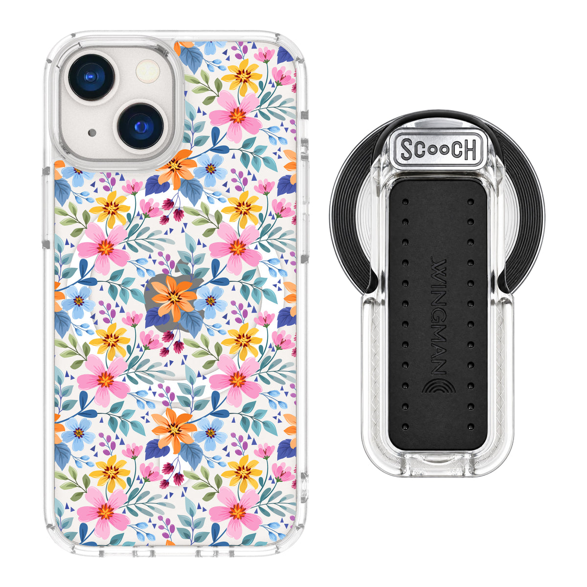 MagCase Full Bloom for iPhone 13 mini with Clear Wingback for MagSafe
