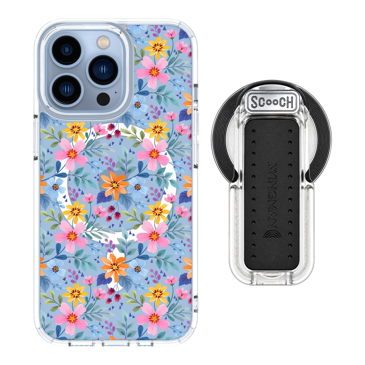 MagCase Full Bloom for iPhone 13 Pro with Clear Wingback for MagSafe