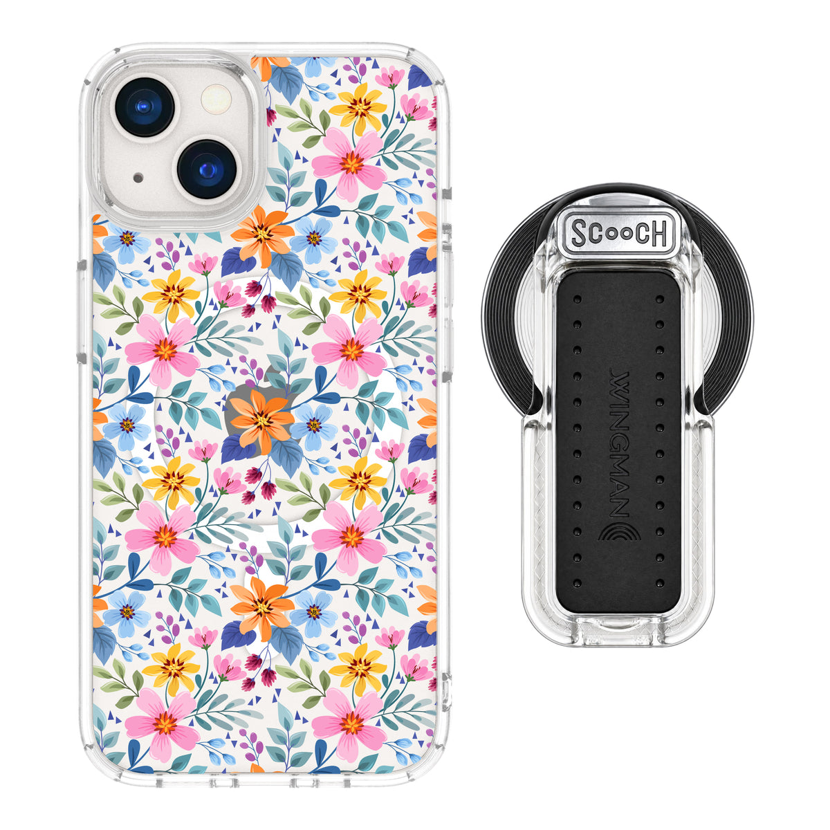 MagCase Full Bloom for iPhone 13 with Clear Wingback for MagSafe