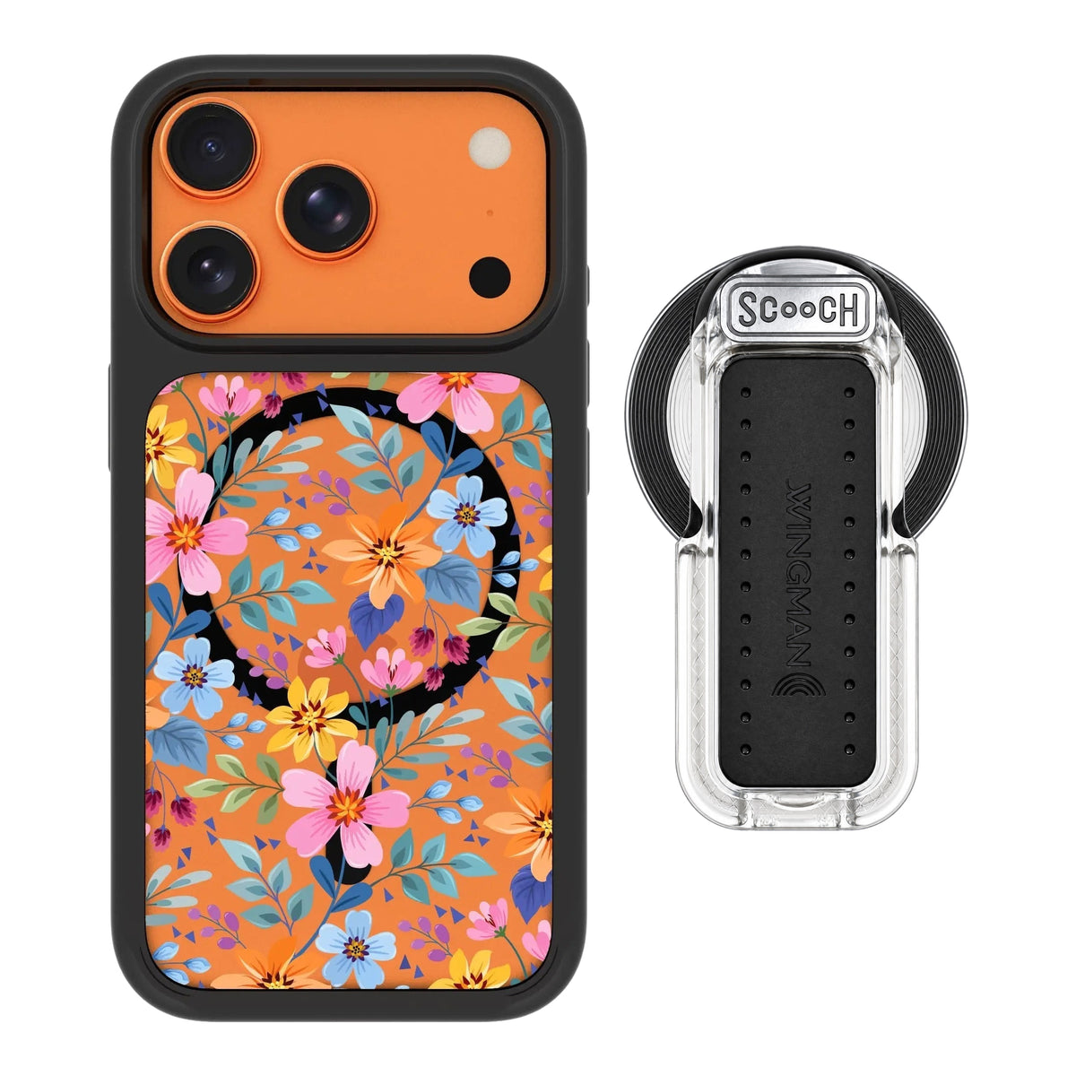 MagCase Full Bloom for iPhone 17 Pro with Clear Wingback for MagSafe