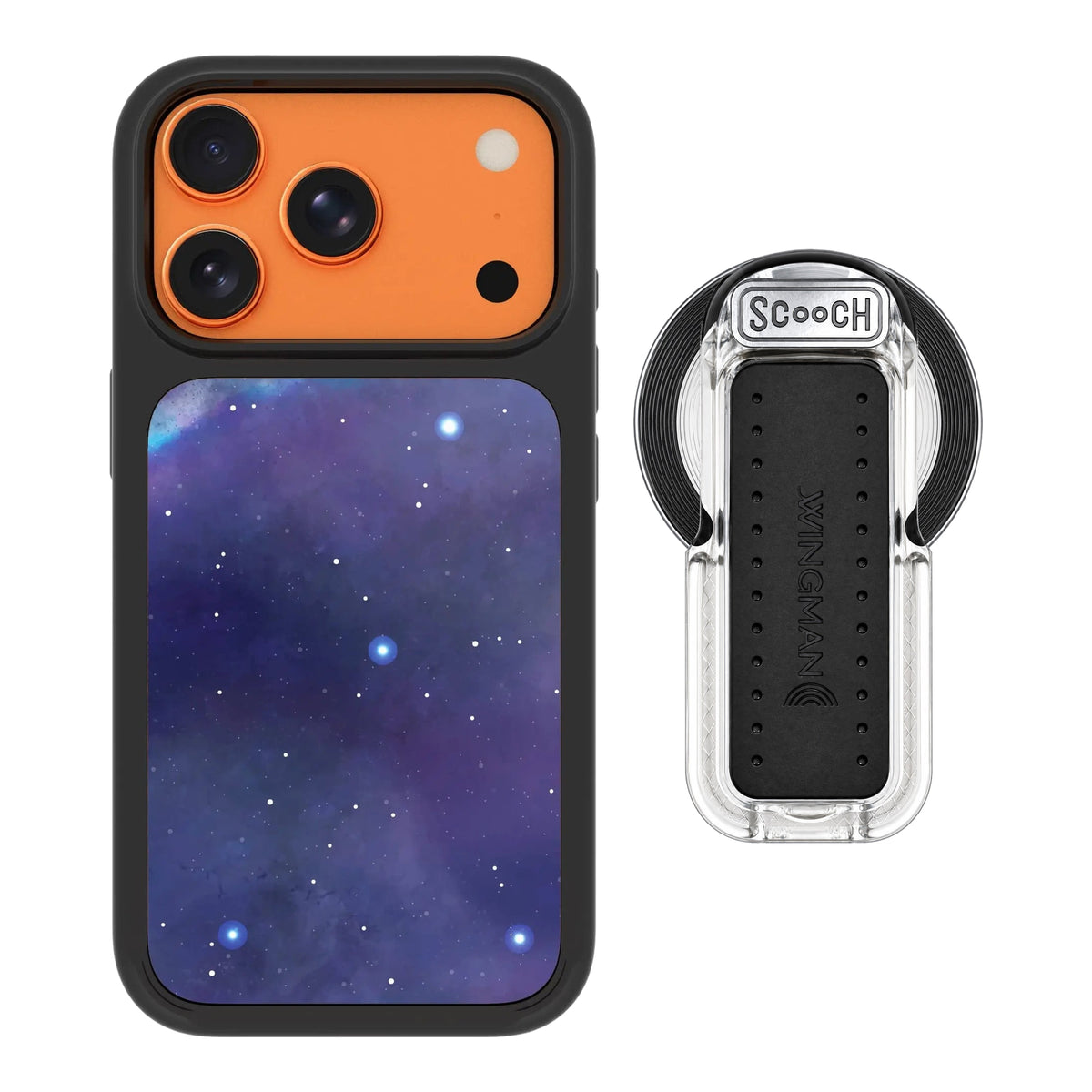 MagCase Galaxy for iPhone 17 Pro with Clear Wingback for MagSafe