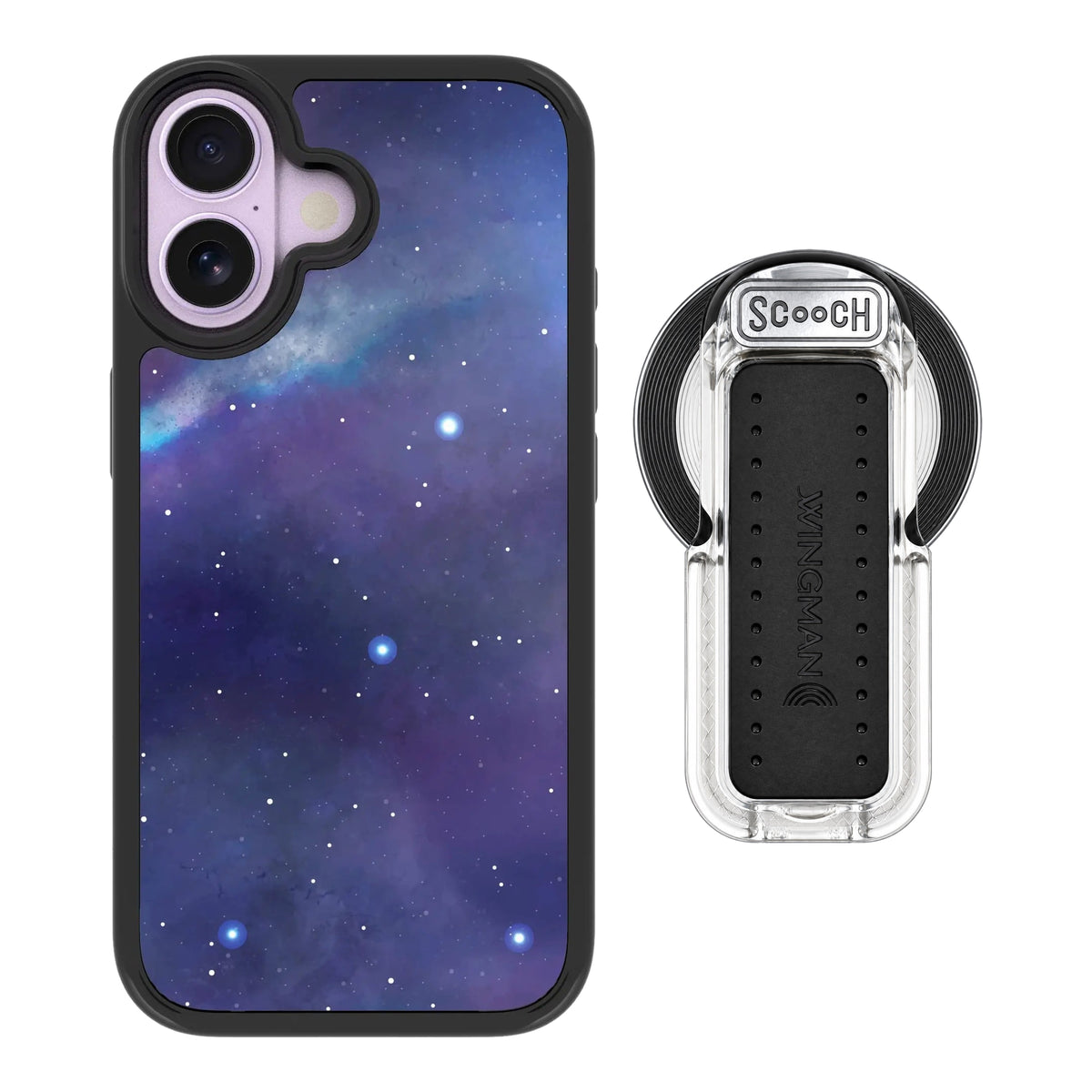 MagCase Galaxy for iPhone 17 with Clear Wingback for MagSafe