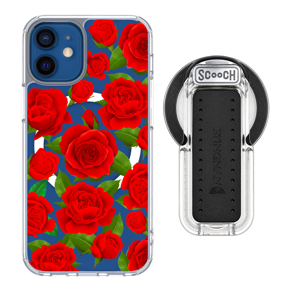 MagCase Rose Garden for iPhone 12 mini with Clear Wingback for MagSafe