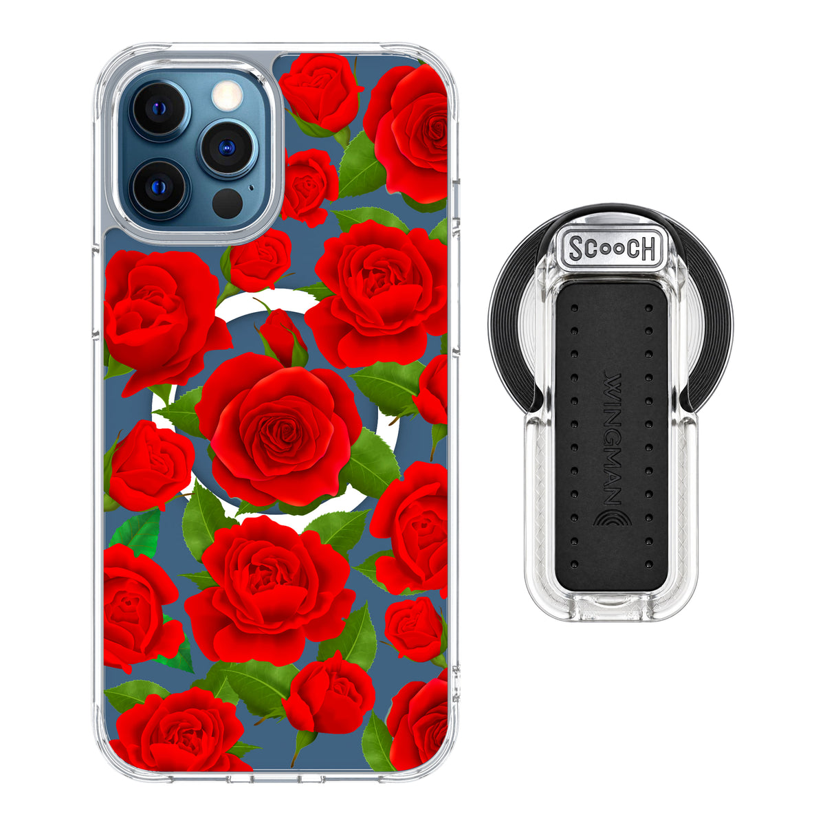 MagCase Rose Garden for iPhone 12 Pro Max with Clear Wingback for MagSafe