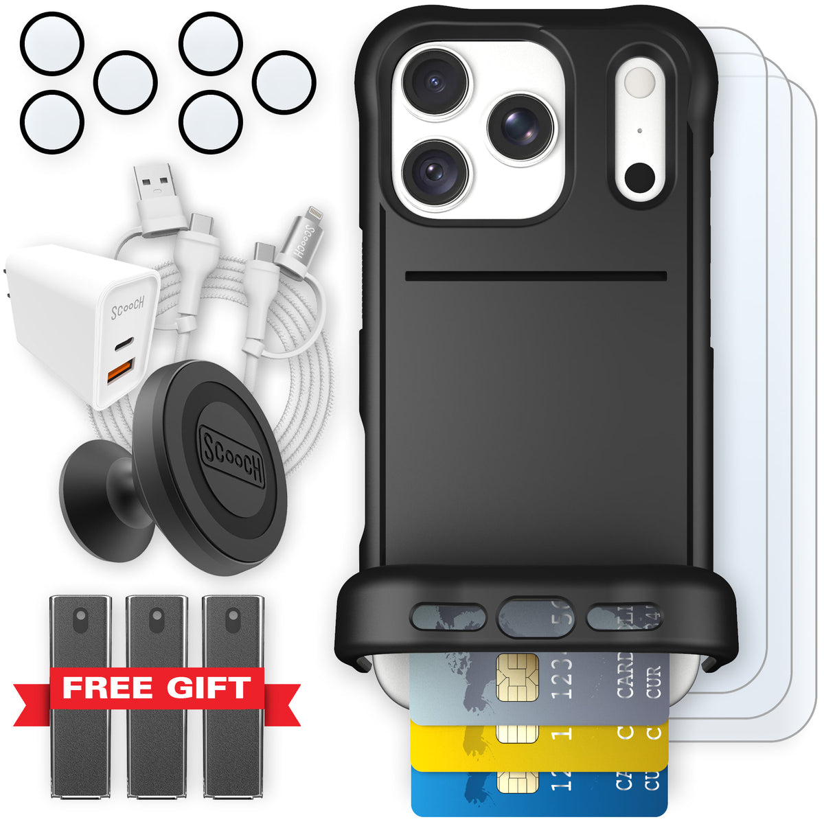 Wingmate Black for iPhone 18 Pro — Ultimate Bundle