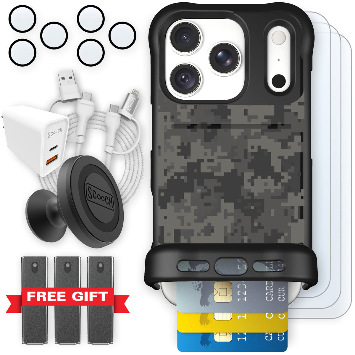 Wingmate Digi Camo for iPhone 18 Pro — Ultimate Bundle