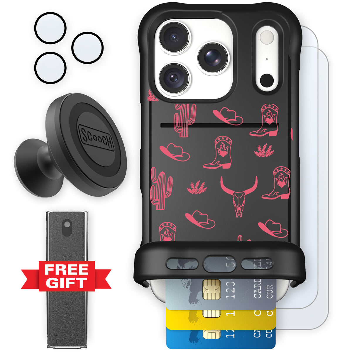 Wingmate Howdy Honey for iPhone 18 Pro — Defender Bundle